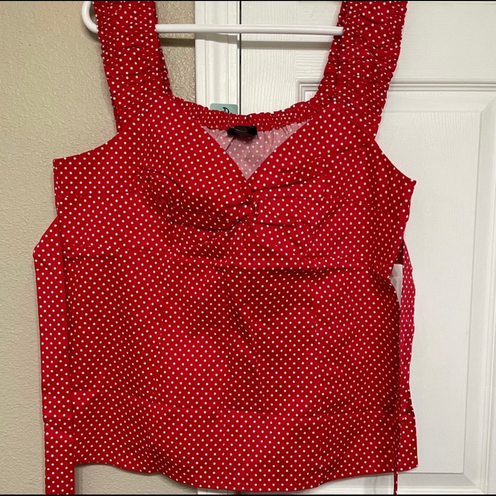 NWT Torrid retro top pin dot polka dot